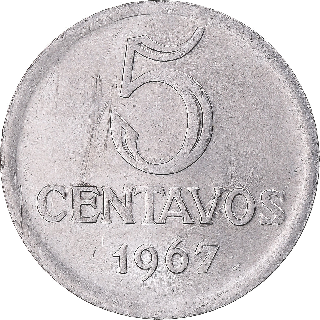 Moneta, Brasile, 5 Centavos, 1967