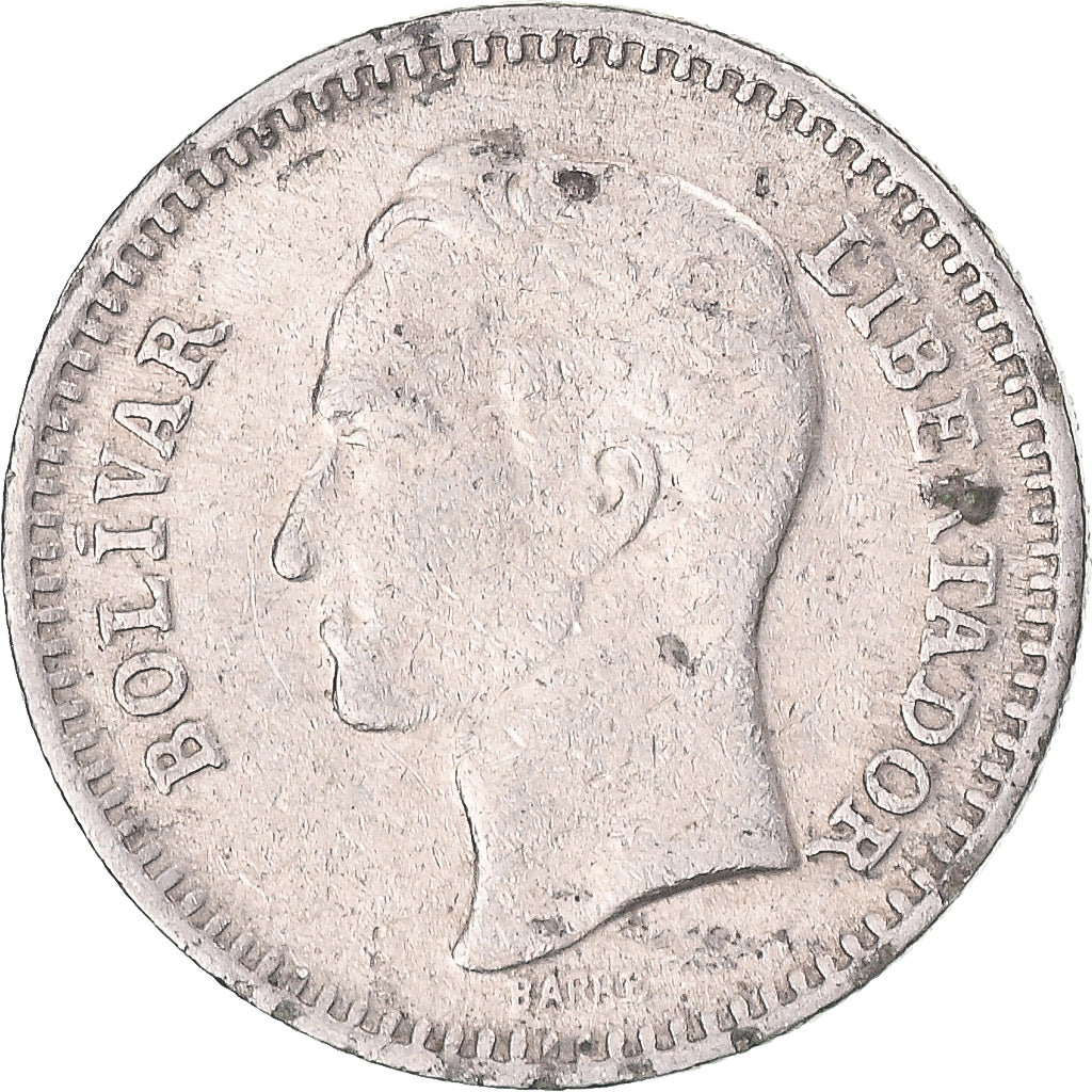 Coin, Venezuela, 25 Centimos, 1965