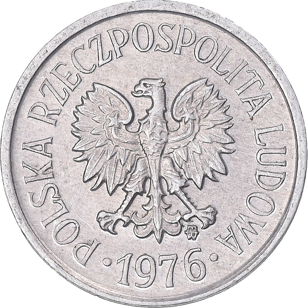 Moneta, Polonia, 10 Groszy, 1976