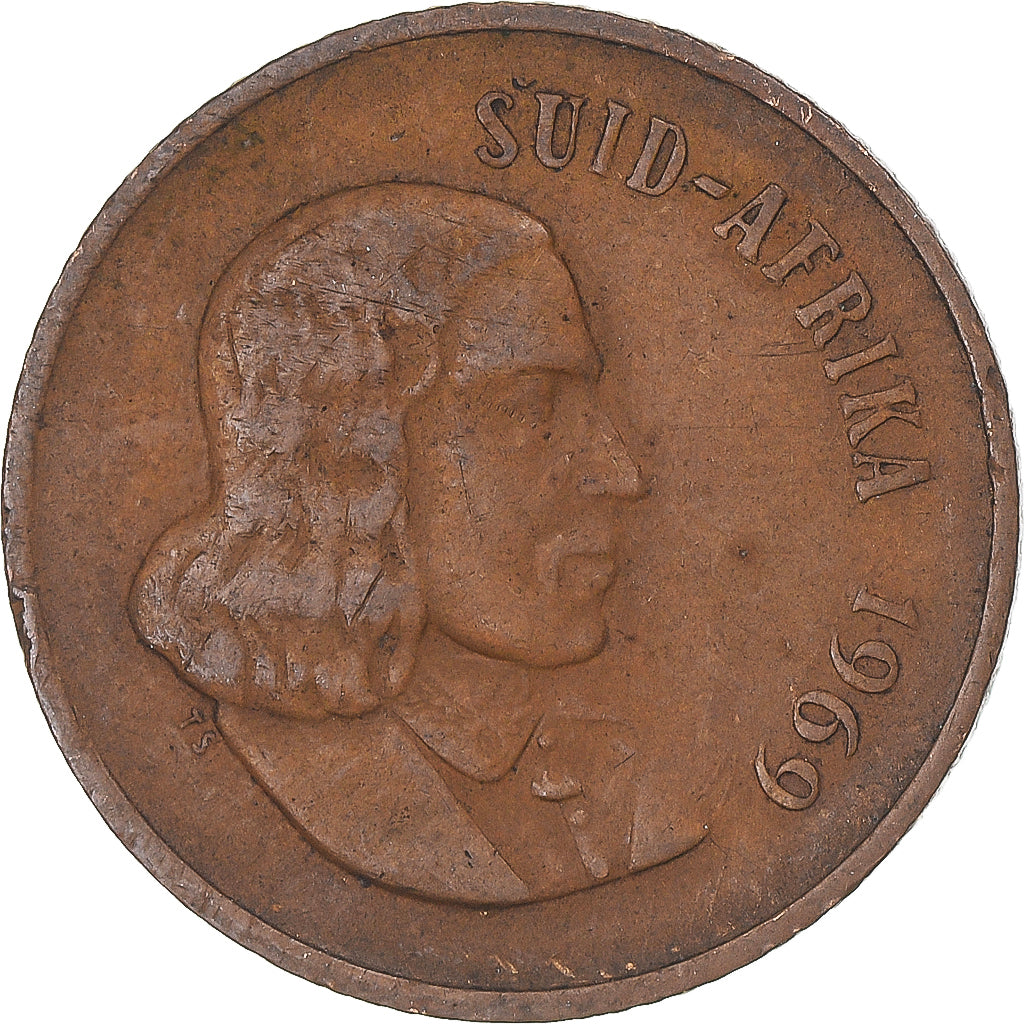Moneda, Sudáfrica, Cent, 1969