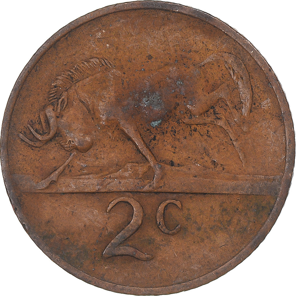 Moneda, Sudáfrica, Cent, 1969