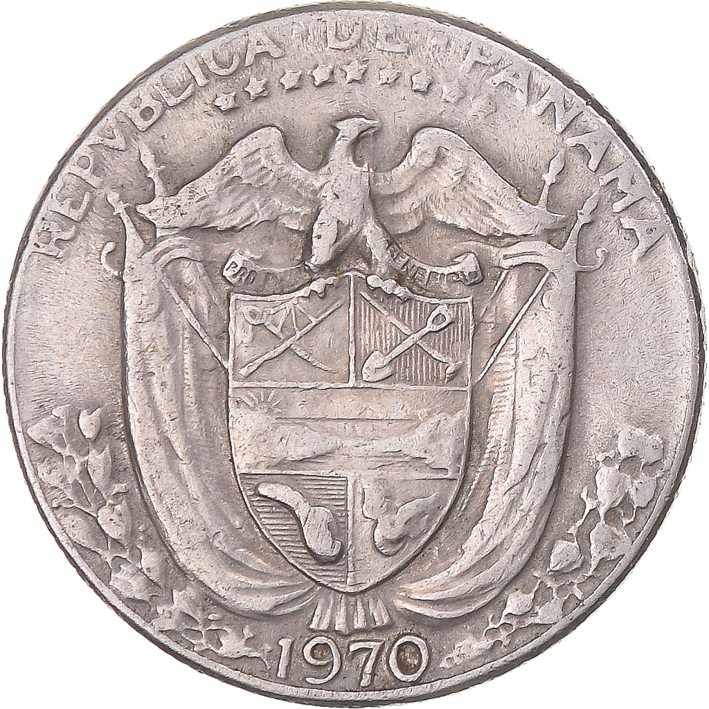 Munten, Panama, 1/10 Balboa, 1970