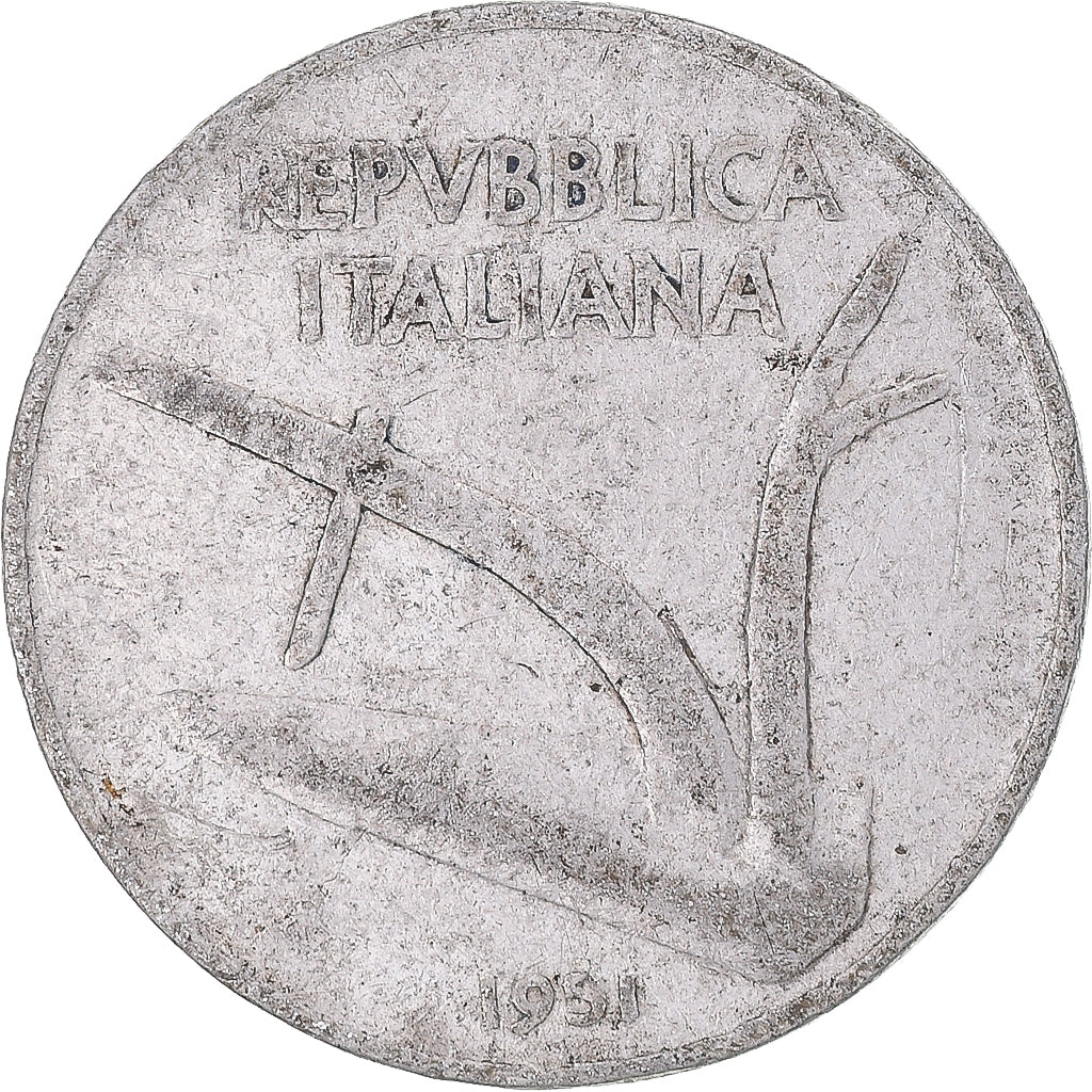 Coin, Italy, 10 Lire, 1991