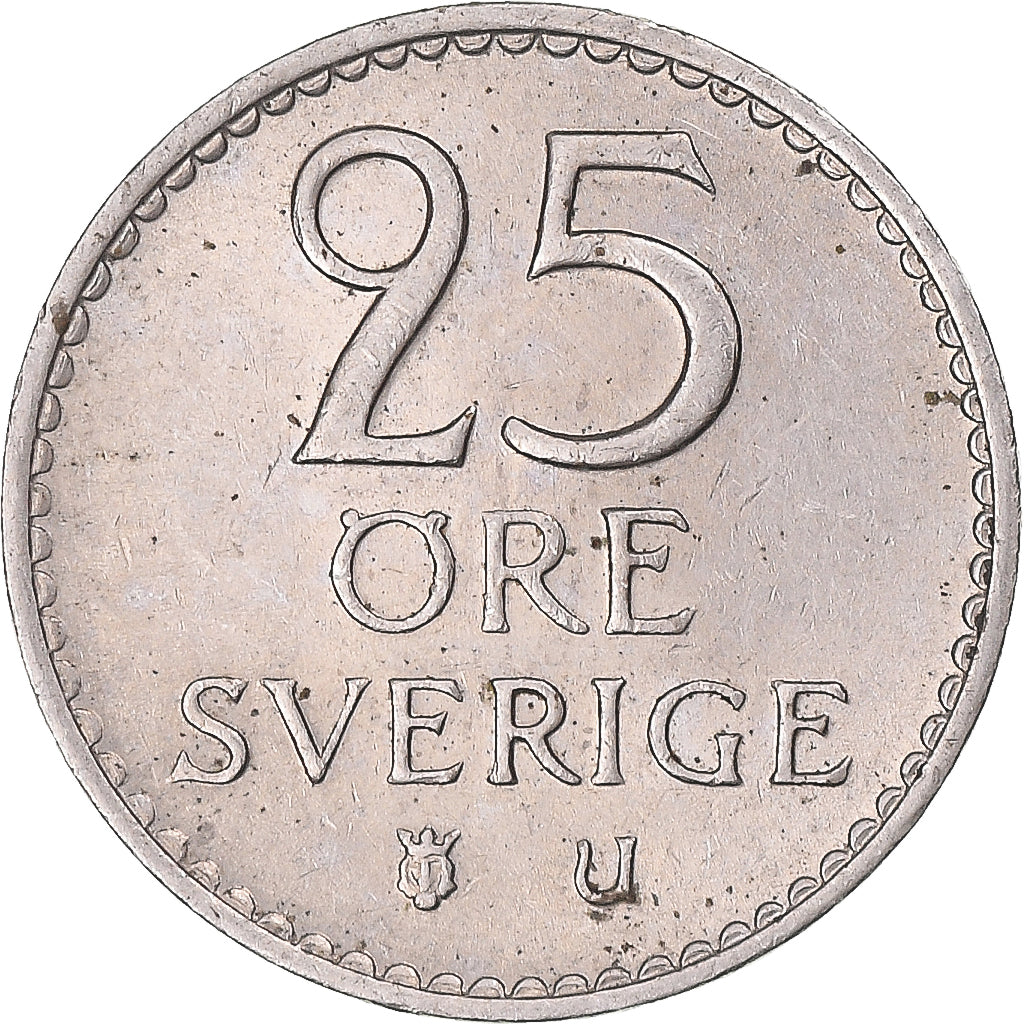 Moeda, Suécia, 25 Öre, 1966
