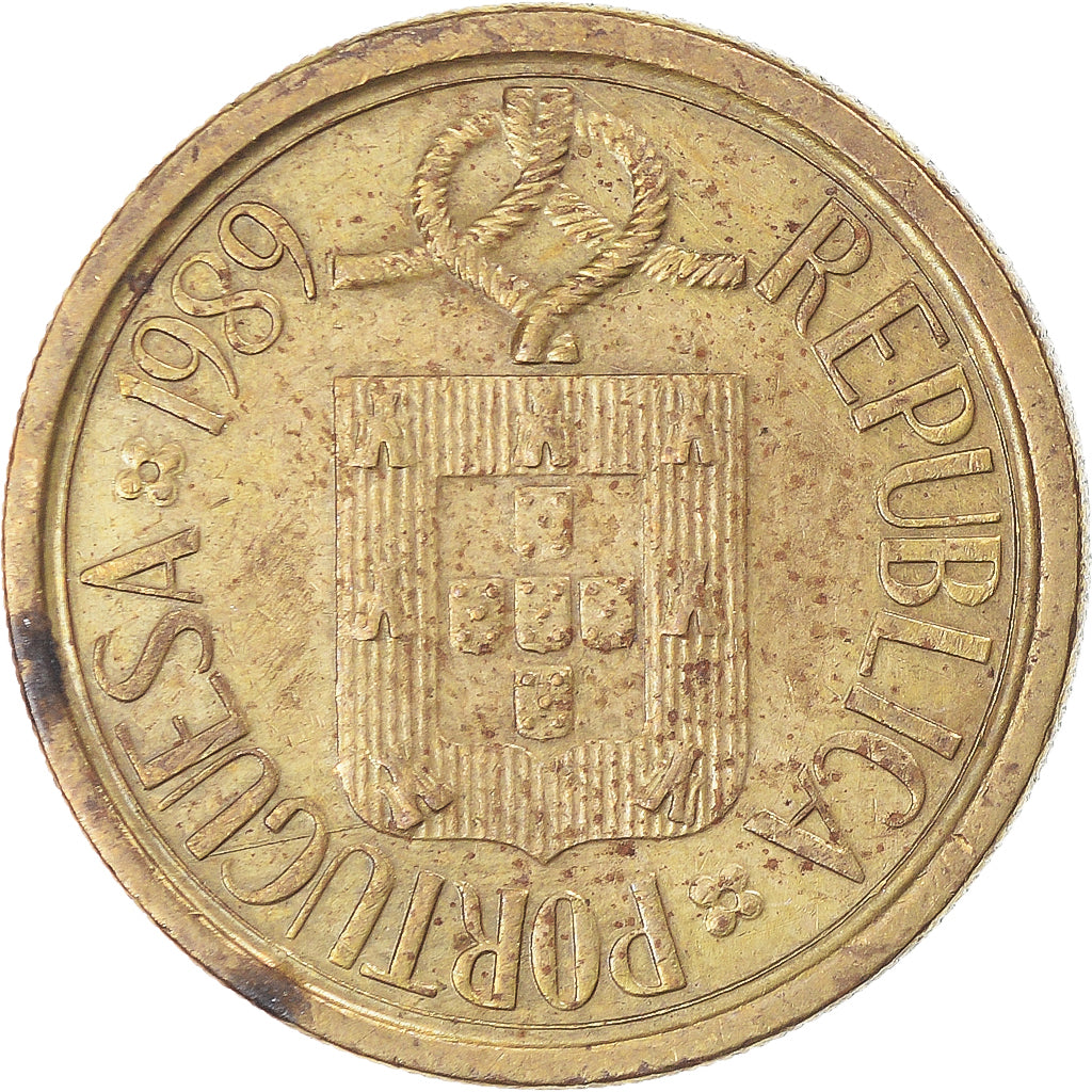 Moneta, Portugal, 10 Escudos, 1989
