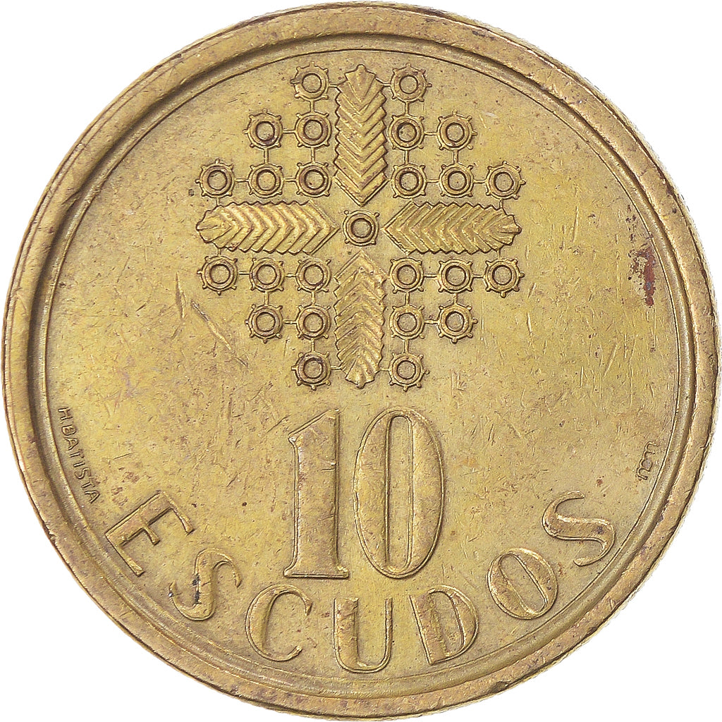 Moneta, Portugal, 10 Escudos, 1989