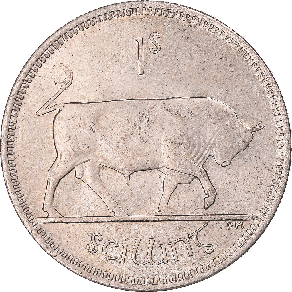 Moneda, Irlanda, Shilling, 1966