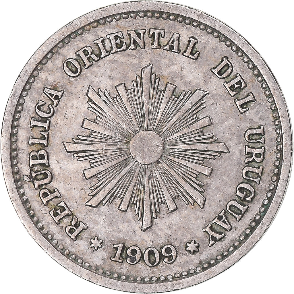 Coin, Uruguay, Centesimo, 1909