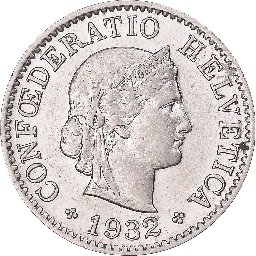 Coin, Switzerland, 5 Rappen, 1932