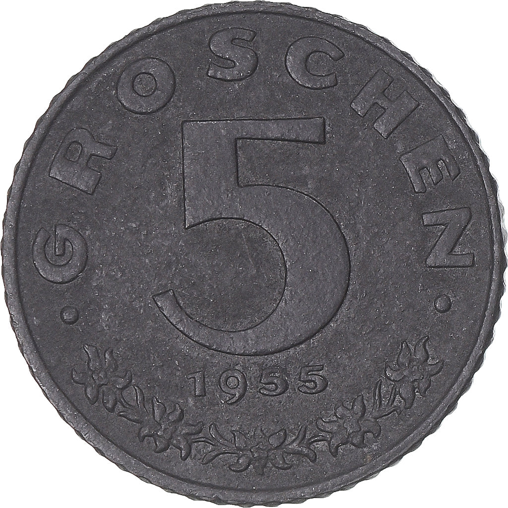 Moneta, Austria, 5 Groschen, 1955