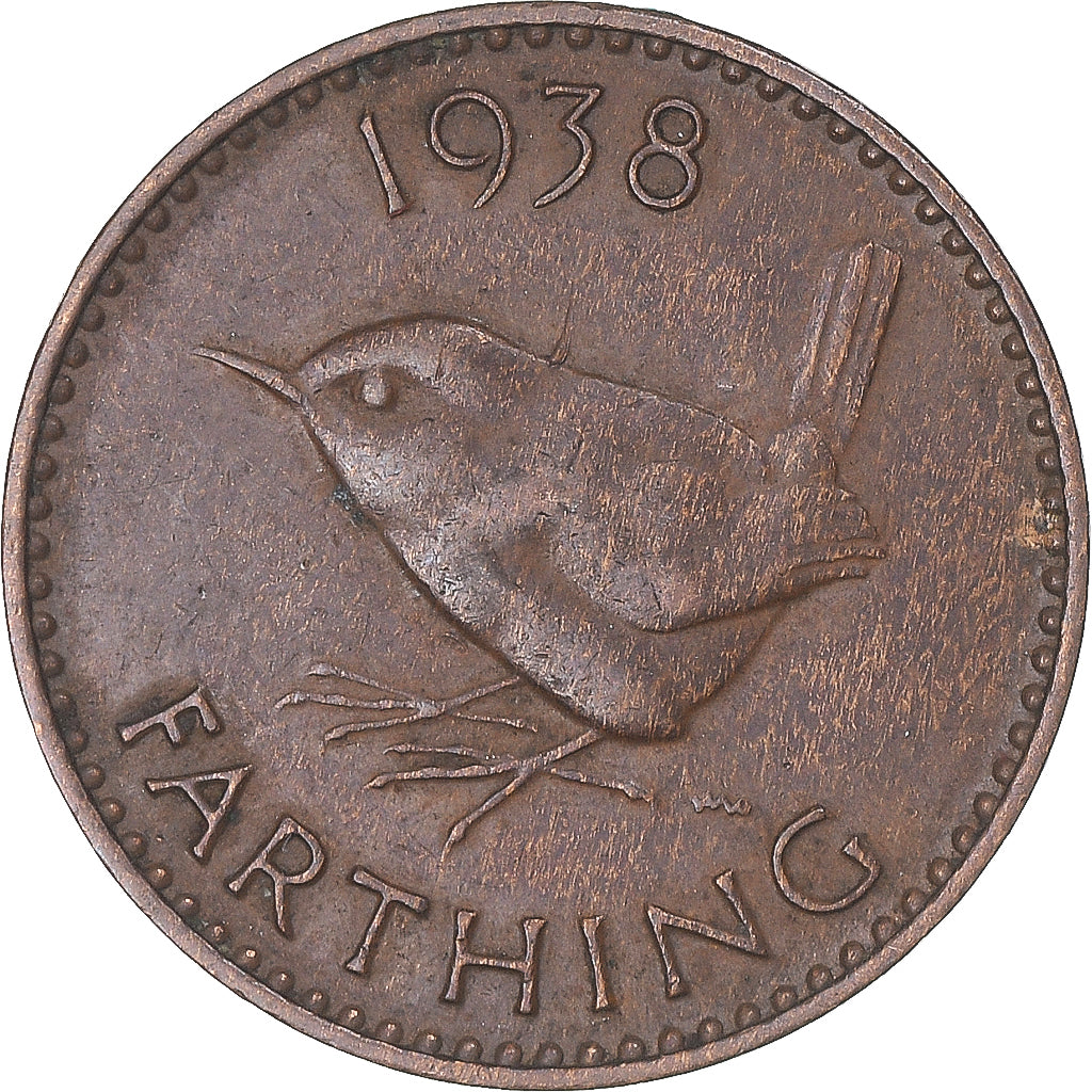 Monnaie, Grande-Bretagne, Farthing, 1938