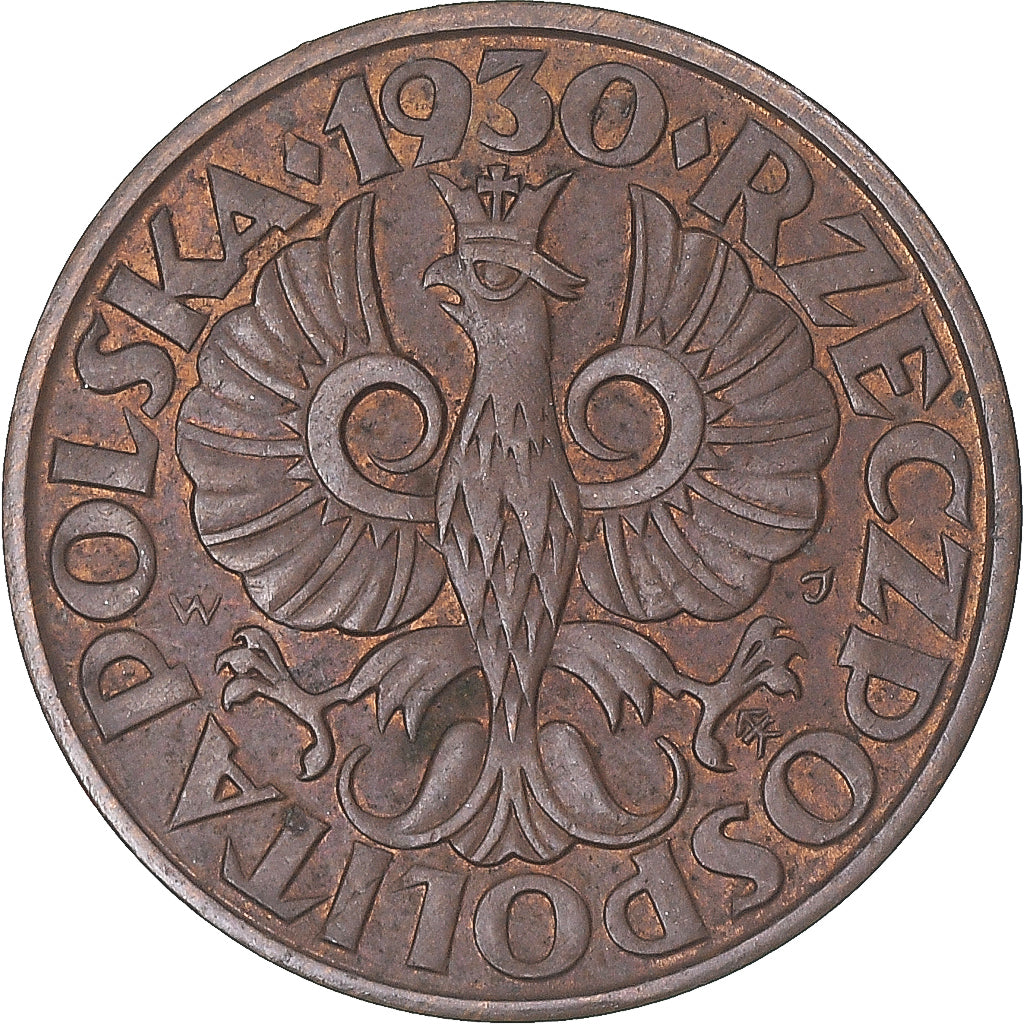 Moneda, Polonia, 2 Grosze, 1930
