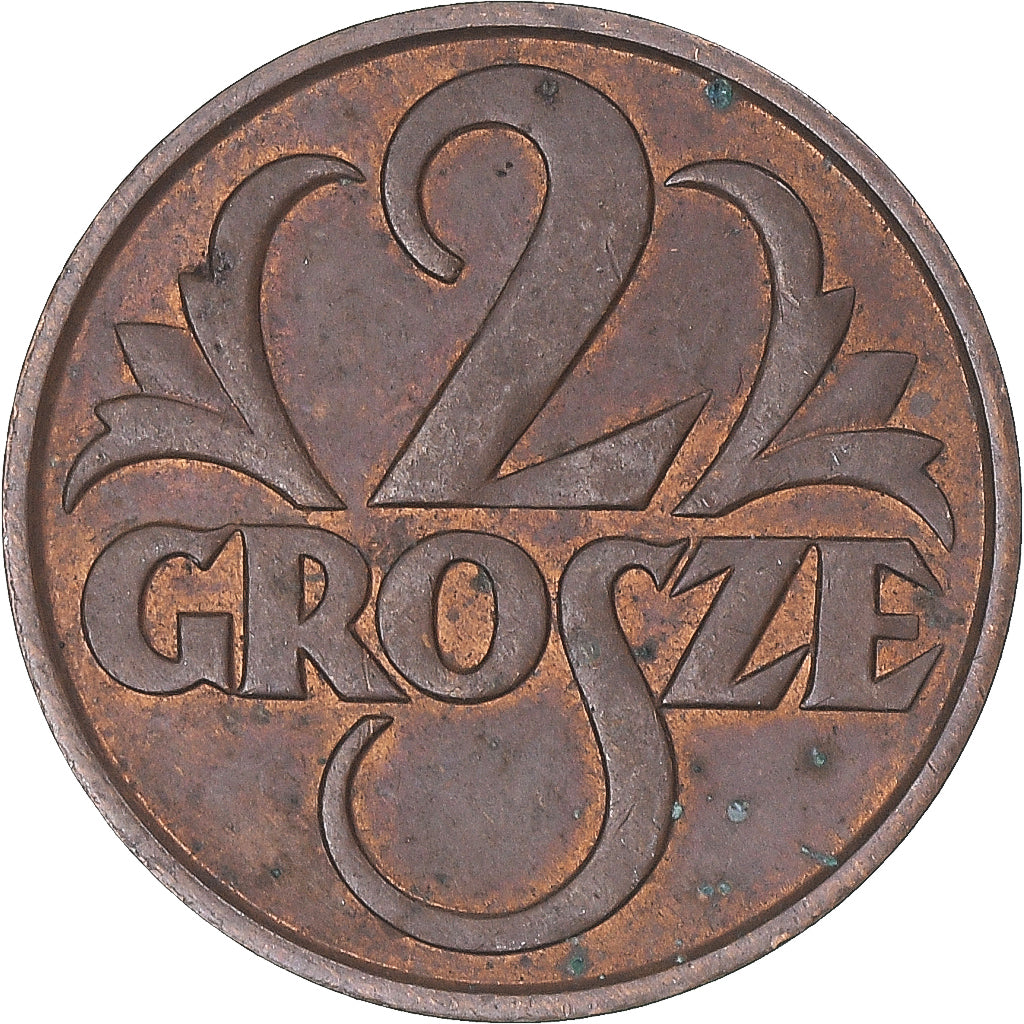 Moneda, Polonia, 2 Grosze, 1930