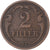 Monnaie, Hongrie, 2 Filler, 1937