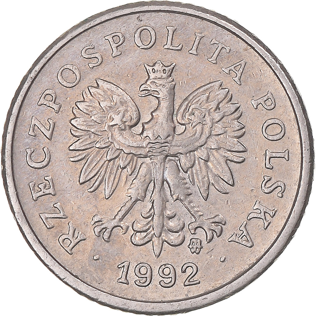 Monnaie, Pologne, 10 Groszy, 1992
