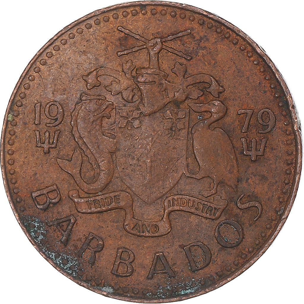 Coin, Barbados, Cent, 1979