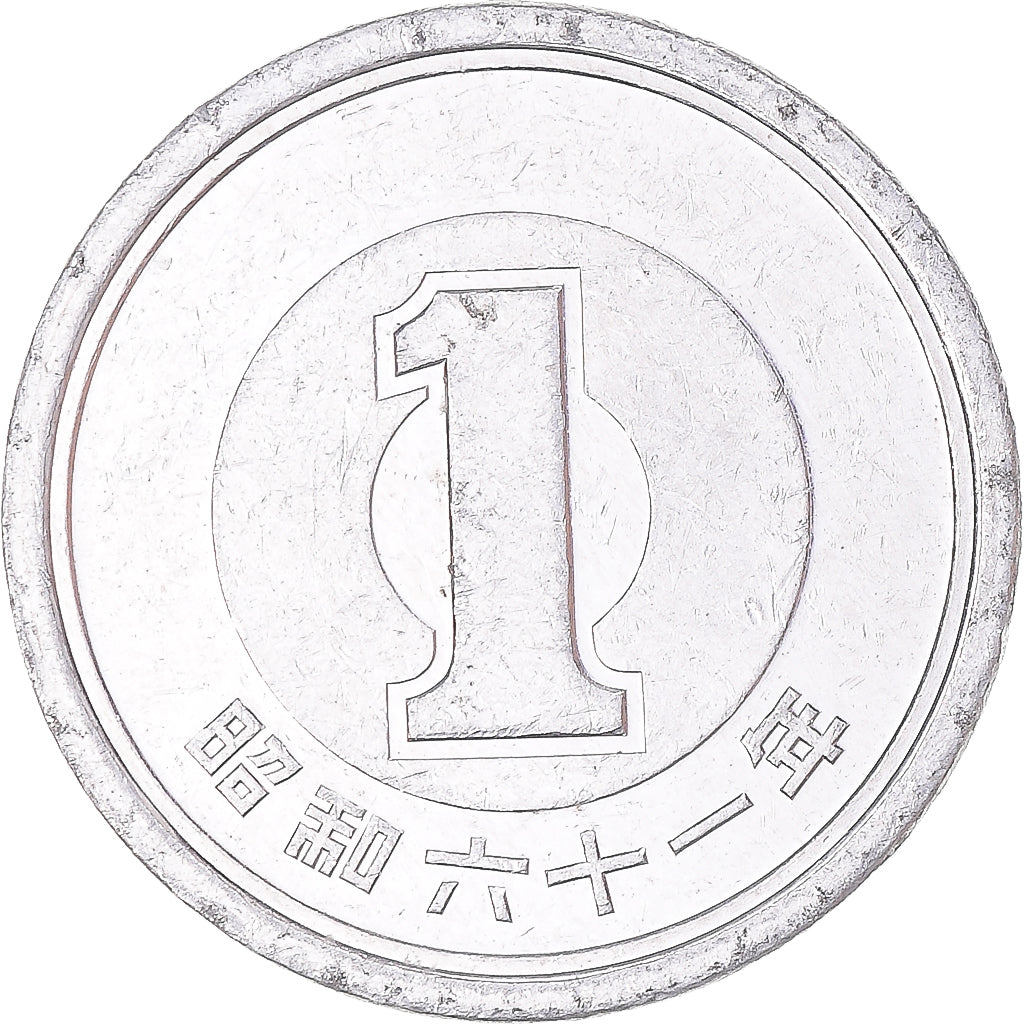 Munten, Japan, Yen, 1986