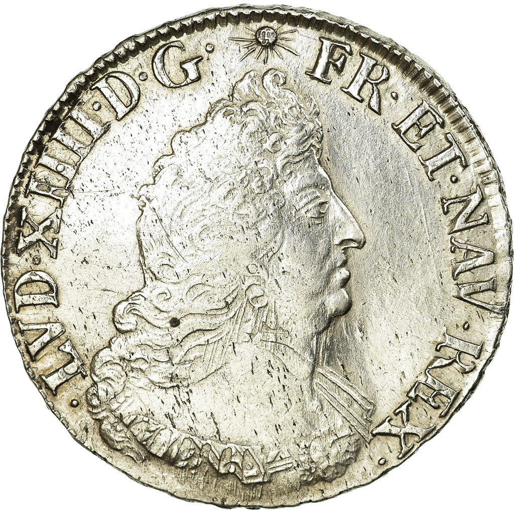 Monnaie, France, Louis XIV, 1/2 Écu aux palmes, 1/2 Ecu, 1694, Lille, TTB