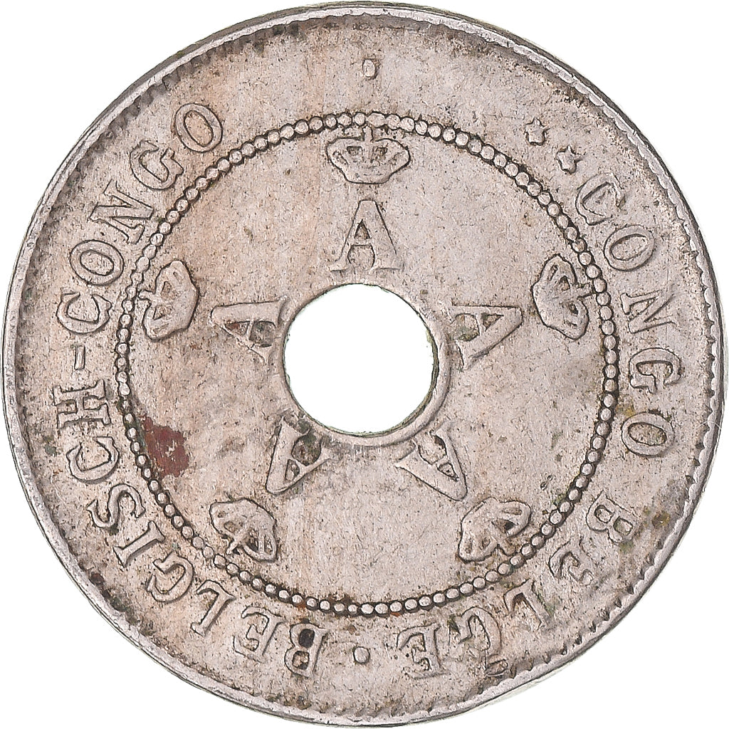 Moneda, Congo belga, 10 Centimes, 1911
