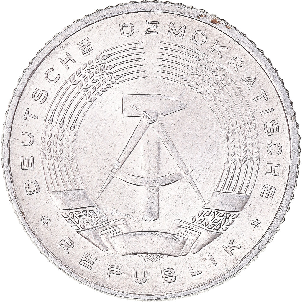 Moeda, ALEMANHA - REPÚBLICA DEMOCRÁTICA, 50 Pfennig, 1982