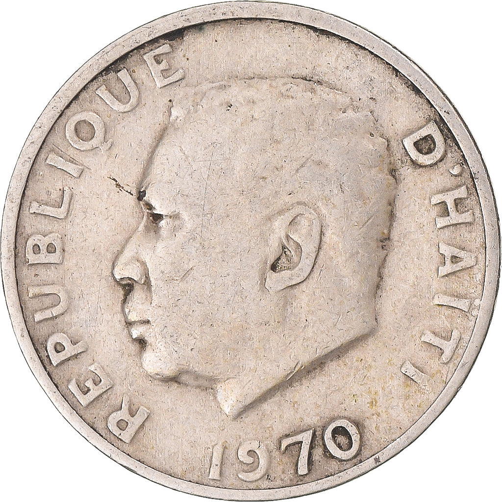 Munten, Haïti, 5 Centimes, 1970