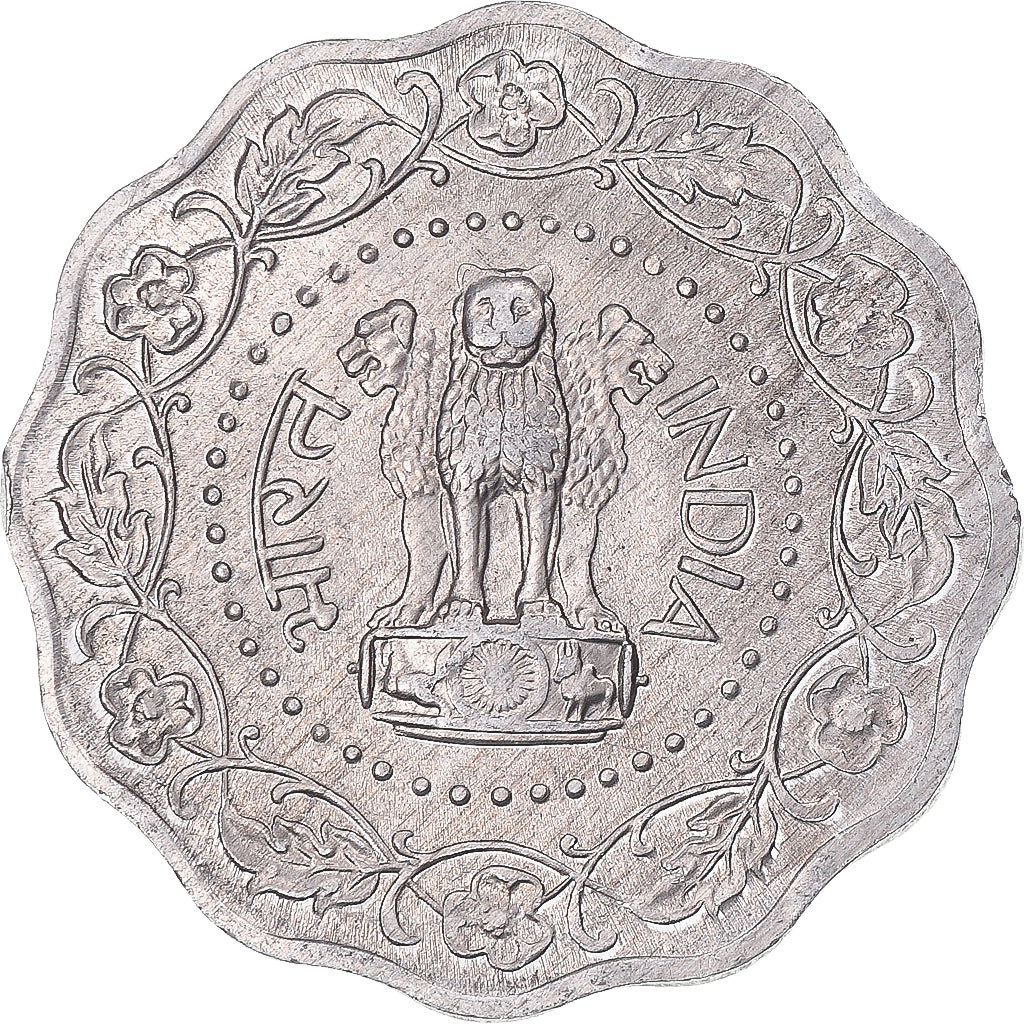 Moneta, India, 10 Paise, 1972
