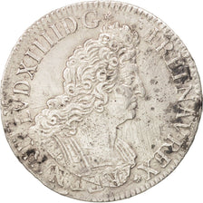 Louis XIV, 1/2 Ecu aux insignes 1701 Paris, KM 325.1