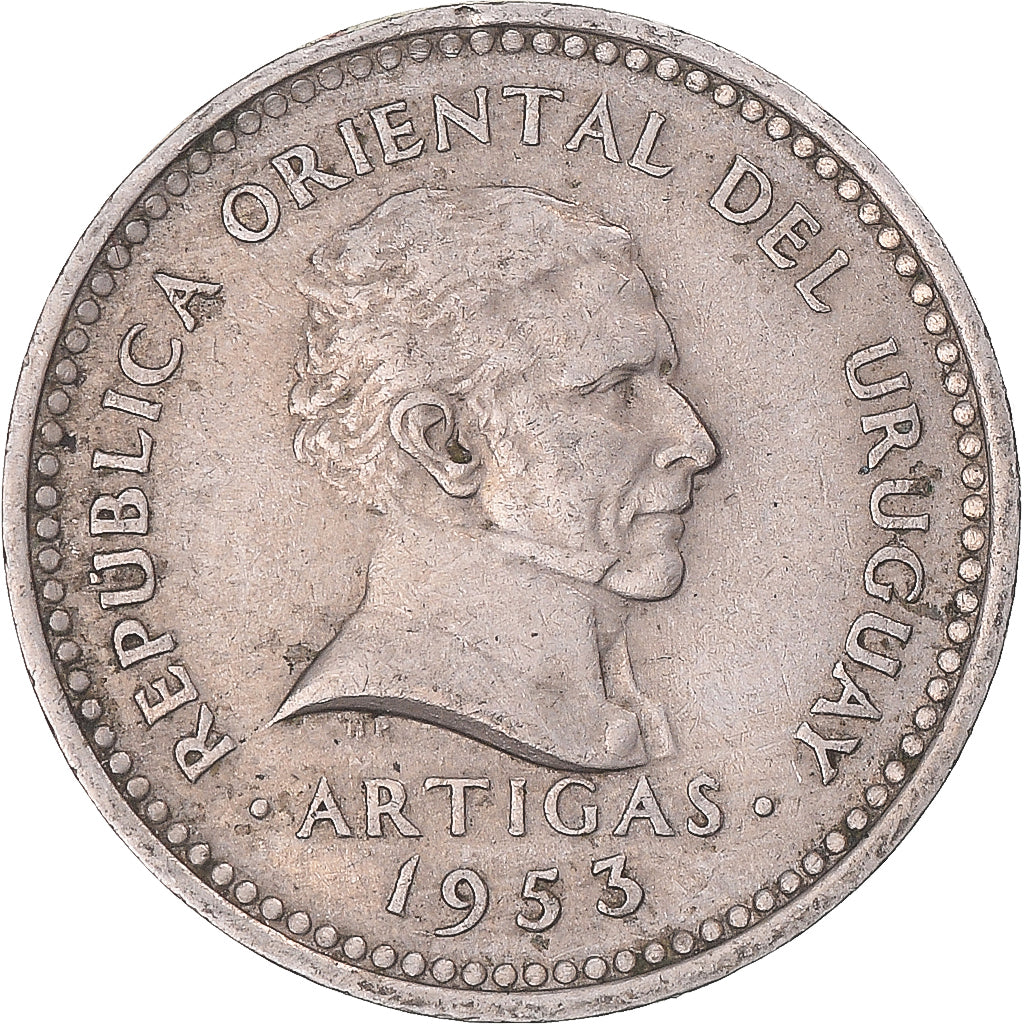 Monnaie, Uruguay, 5 Centesimos, 1953