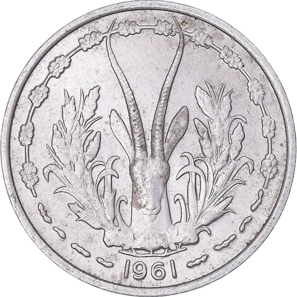 Coin, West African States, Franc, 1961
