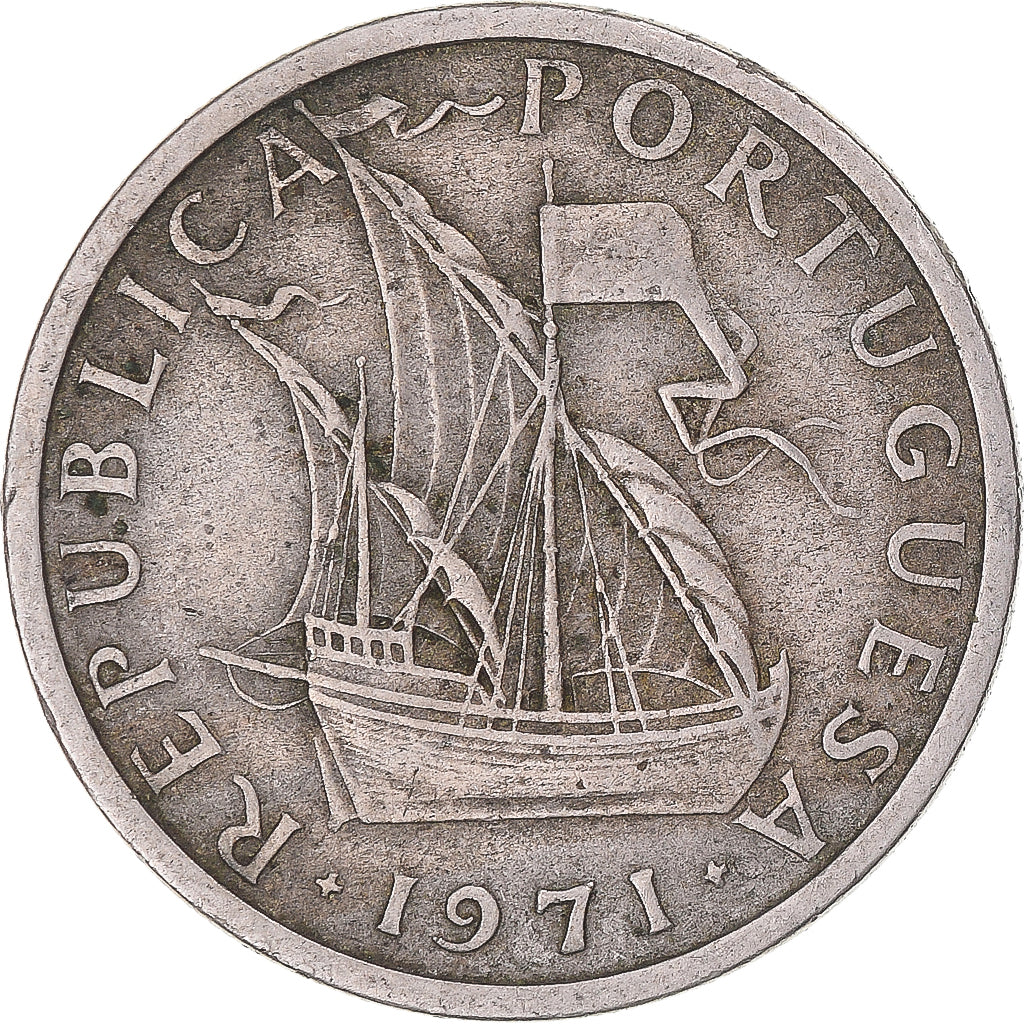 Moneta, Portugal, 5 Escudos, 1971