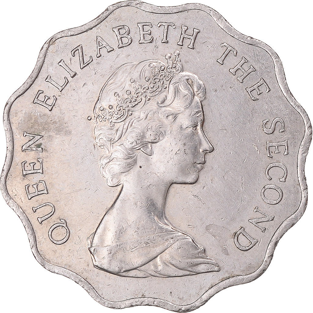 Coin, Hong Kong, 2 Dollars, 1981