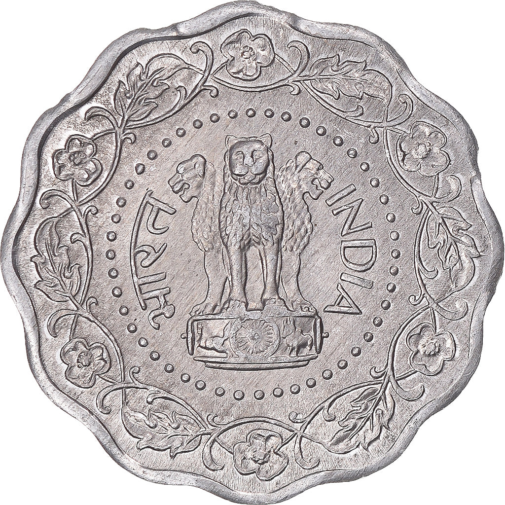 Münze, India, 10 Paise, 1972