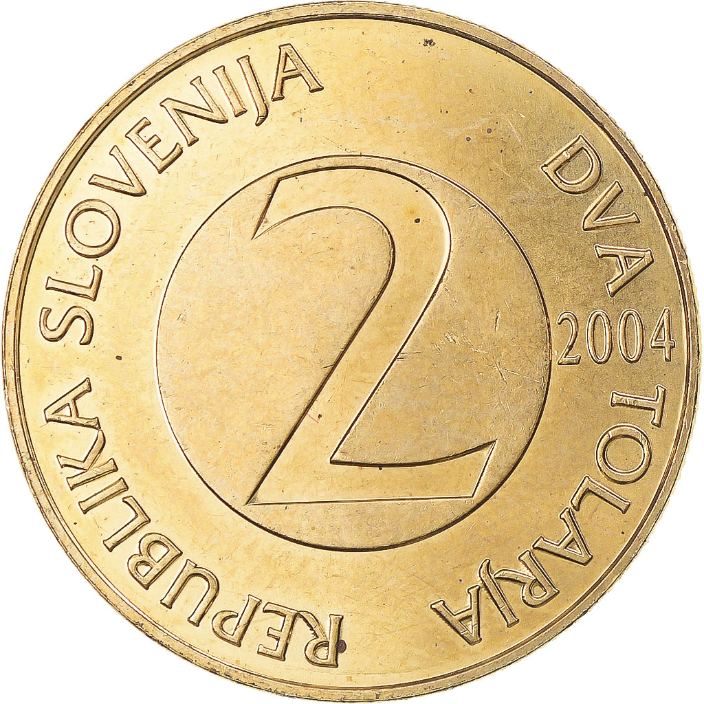Coin, Slovenia, 2 Tolarja, 2004