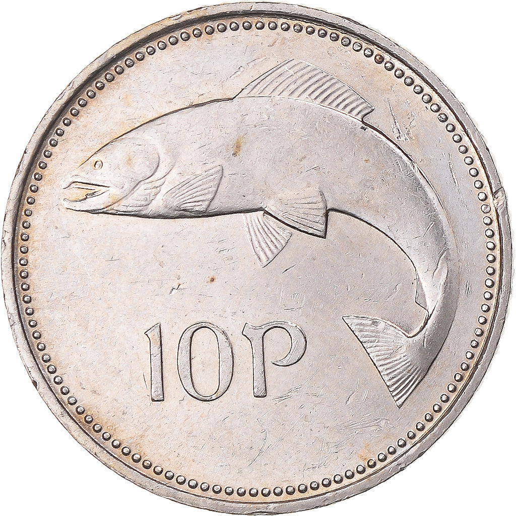 Moneta, Irlanda, 10 Pence, 2000