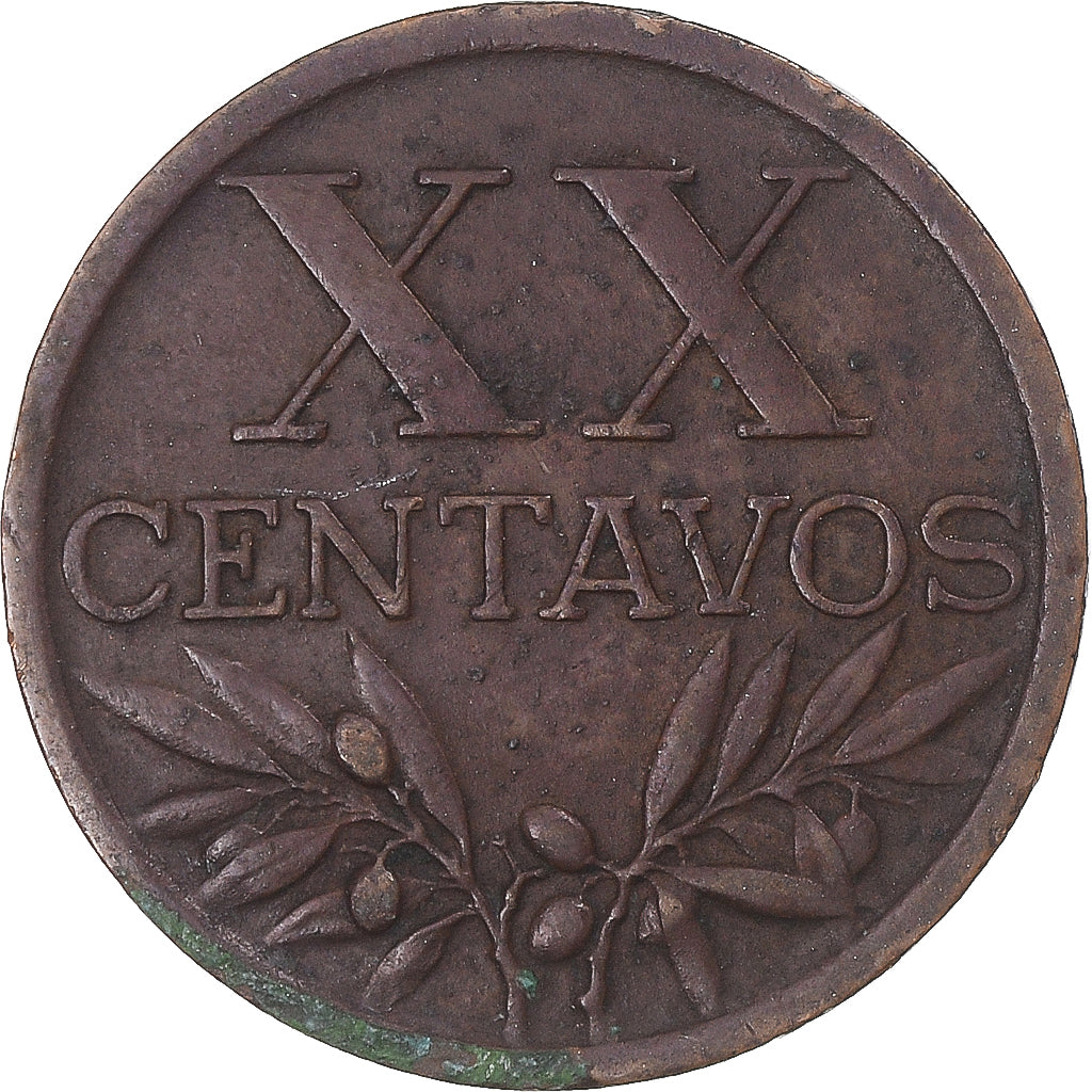 Moneda, Portugal, 20 Centavos, 1951