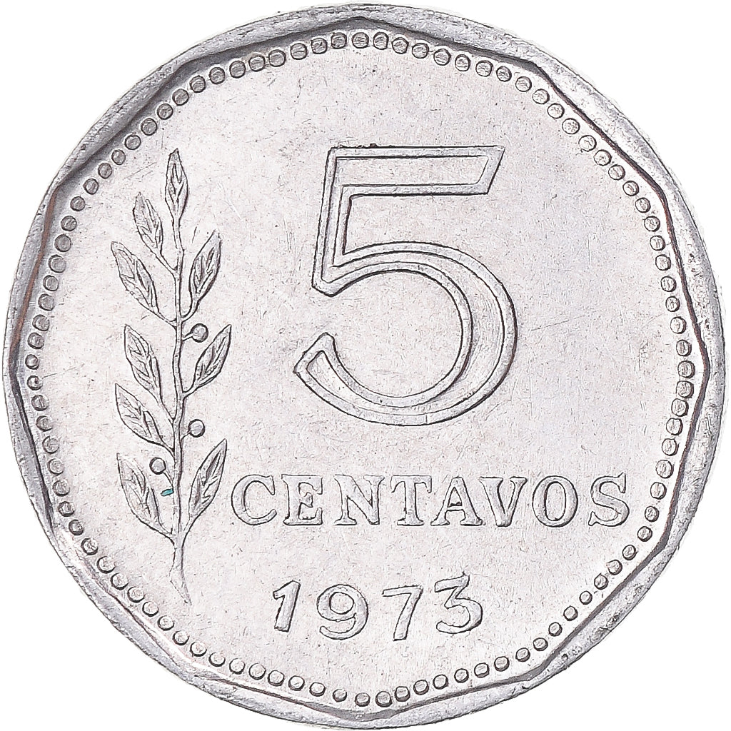 Coin, Argentina, 5 Centavos, 1973
