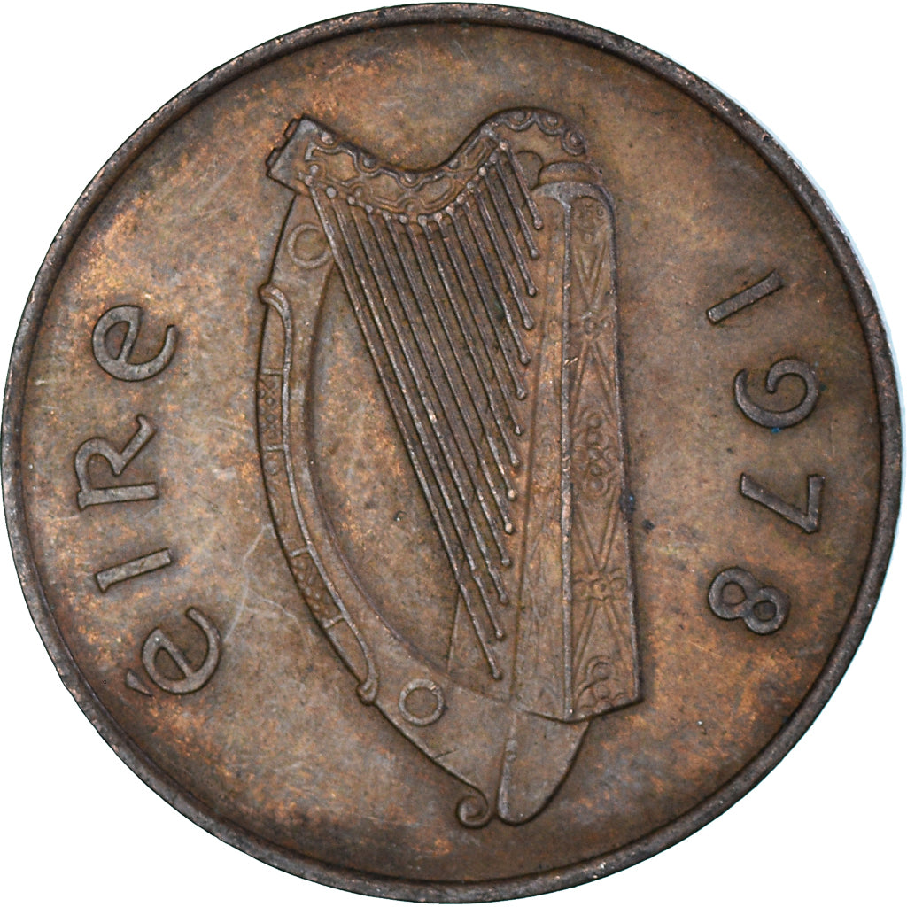 Coin, Ireland, 2 Pence, 1978