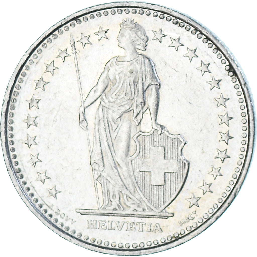 Moneta, Svizzera, 1/2 Franc, 1987