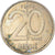 Moeda, Bélgica, 20 Francs, 20 Frank, 1994