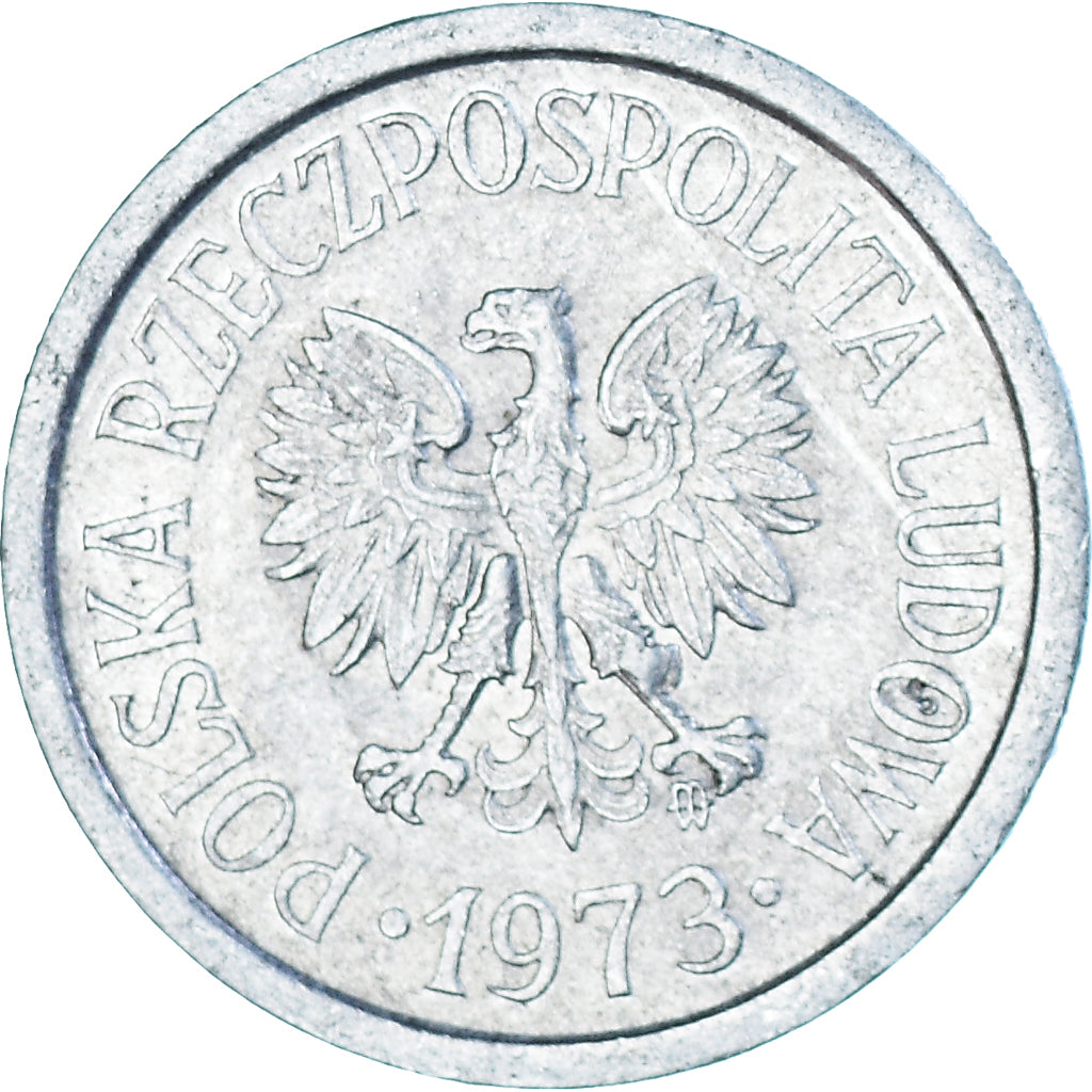 Münze, Polen, 10 Groszy, 1973
