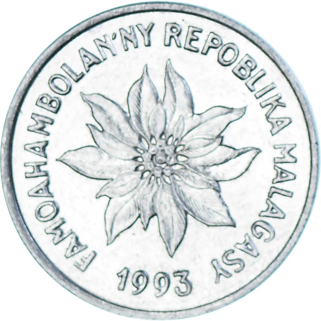 Münze, Madagascar, Franc, 1993