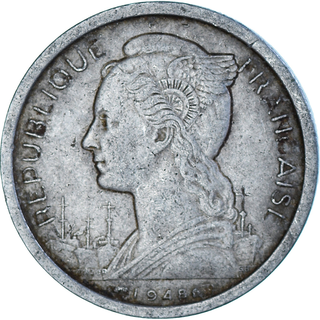 Coin, Réunion, Franc, 1948