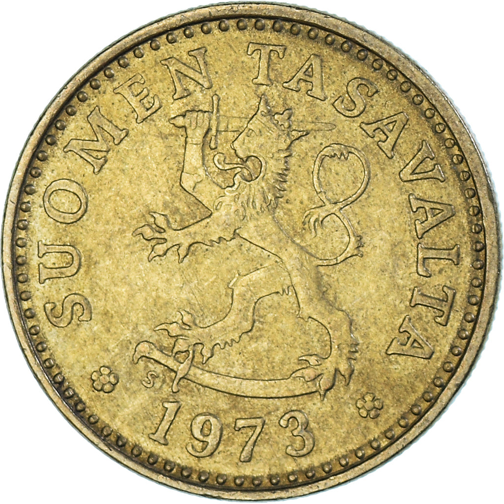 Coin, Finland, 10 Pennia, 1973