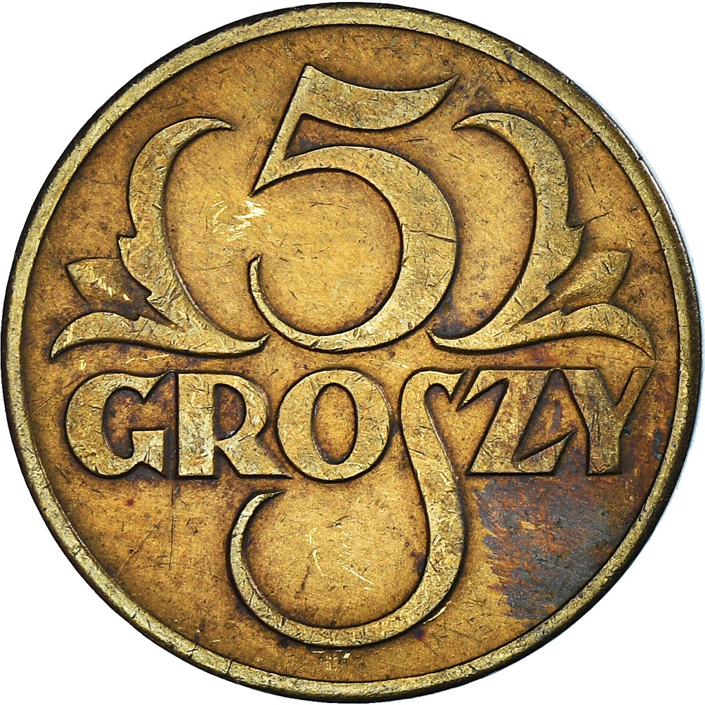 Moneda, Polonia, 5 Groszy, 1923