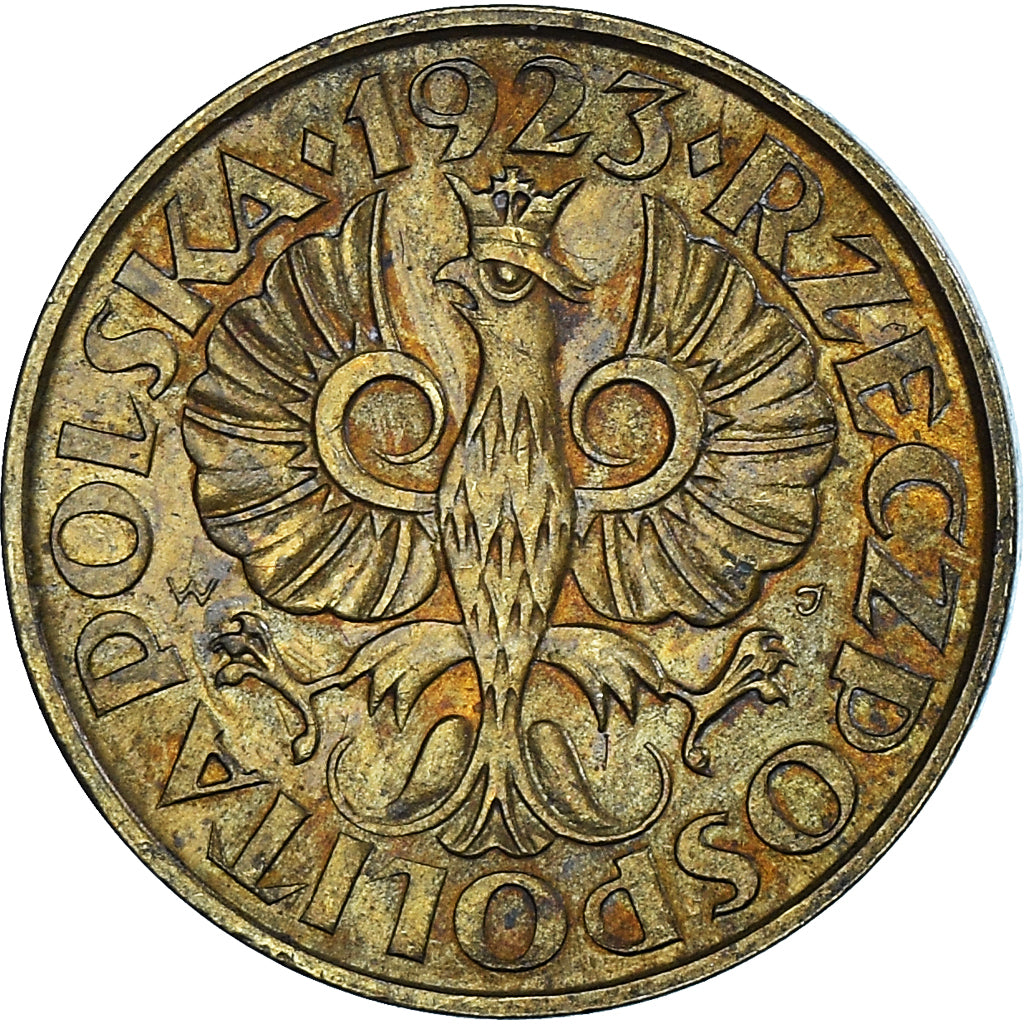 Moneda, Polonia, 2 Grosze, 1923