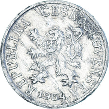 Monnaie, Tchécoslovaquie, Haler, 1954
