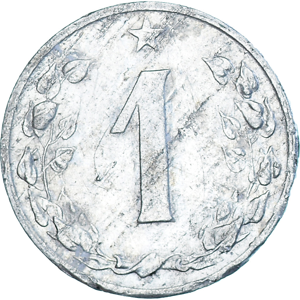 Monnaie, Tchécoslovaquie, Haler, 1954