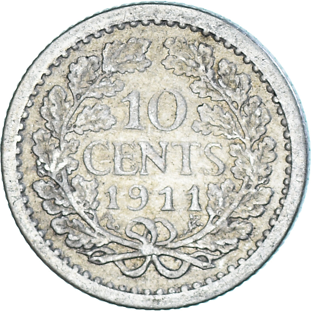 Coin, Netherlands, 10 Cents, 1911