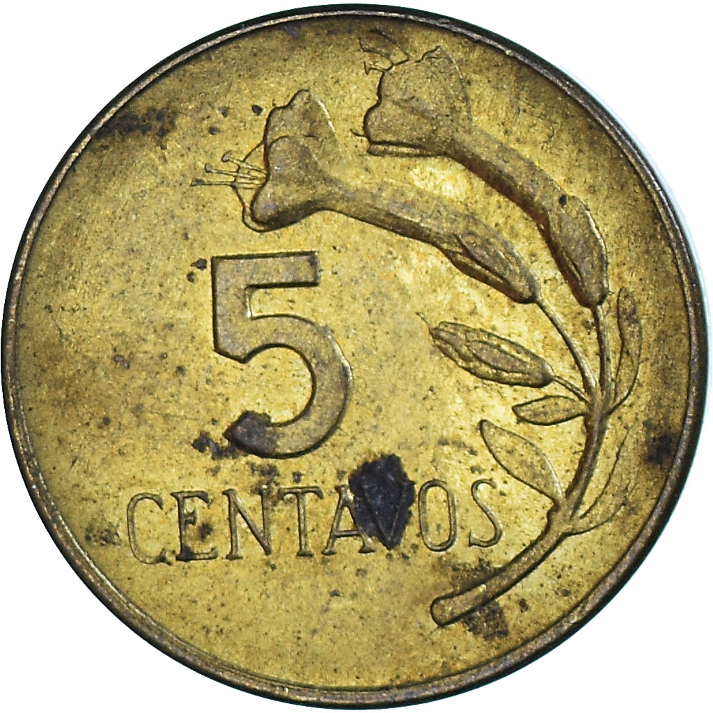 Moneta, Peru, 5 Centavos, 1971