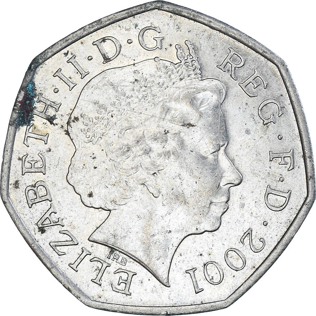 Moneta, Gran Bretagna, 50 Pence, 2001